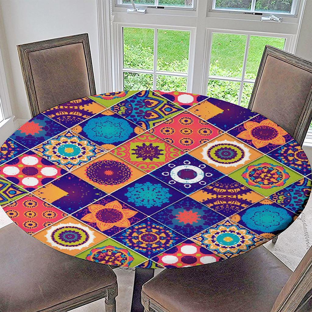 Скатерти с водонепроницаемой подкладкой и эластичной кромкой на подкладке 