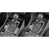 1pc Car Gear Shift Box Panel Frame Sticker Real Soft Carbon Fiber Gear Shift Box Trim Cover Interior Accessories Compatible with Mazda Axela 2017