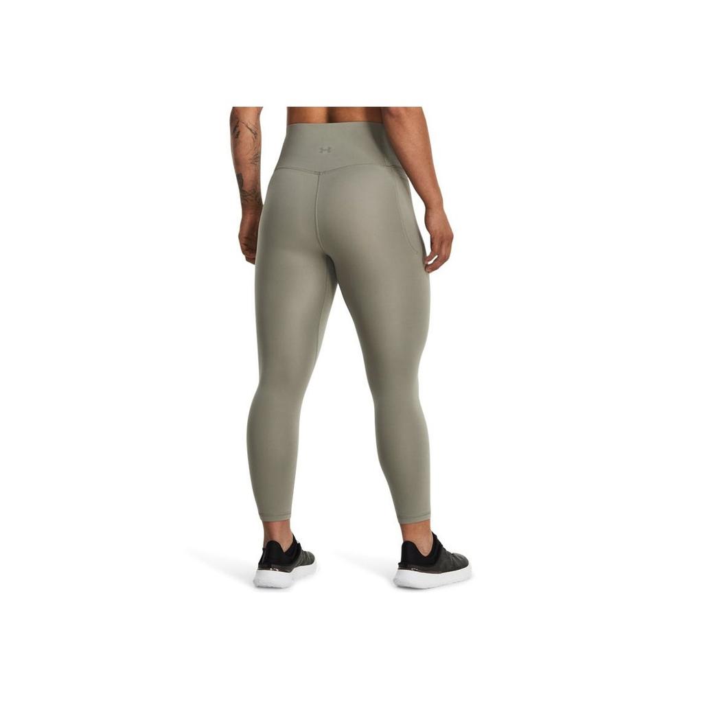 Under Armour Женские облегающие брюки Meridian Solid Training, зеленые 1382536-504