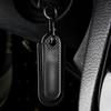 DFsucces Carbon Key Chain Car Key Chain Car Accessories Premium Genuine Leather Simplicity and Texture, Suitable for black/Honda