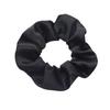 Large Solid Color Satin Fabric Scrunchies for Women's Ponytails