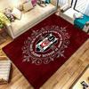 Besiktas Gymnastics Club Custom Name Carpet Rug For Living Room Bedroom Home Sofa Decoration Kids Play Nonslip Floor Mat