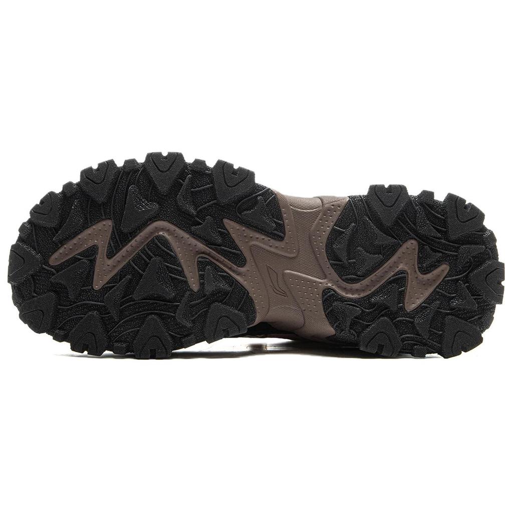 Li Ning Mountain Walking WNTR Низкие Синтетическая кожа Нубук Теплые Удобные Простые Прочные Амортизирующие Низкие Кроссовки для повседневной носки AGLV167-3