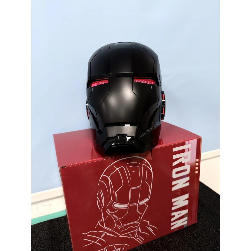 Матовый черный  1:1 Mk5 Pro Max Шлем Киноактера Косплей Модель с Голосовым Управлением Игрушки Электрический Носимый Рождественский Подарок