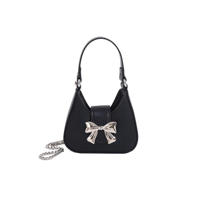 Niche Design New Bow Metal Buckle Mini Fashion одноплечевая сумка с цепочкой через плечо женская