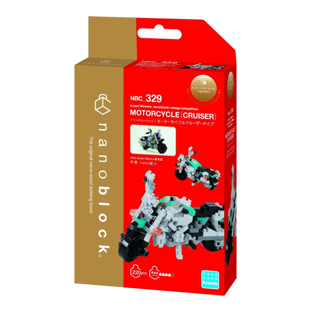 Kawada Nanoblock Award Selection Мотоцикл-круизер Тип NBC329