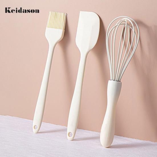 Sturdy Heat Resistant Non-slip Egg Beater Whipping Cream Spatula Oil Brush Tools Kitchen Supplies