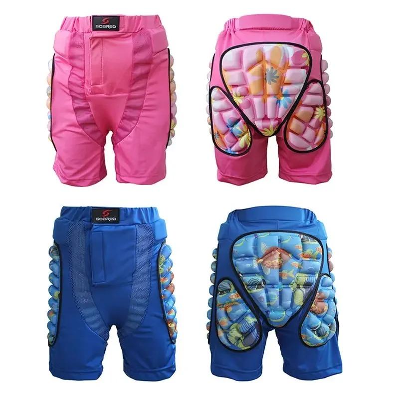 Kids 3D Protective Hip Pad EVA Short Pants Skiing Snowboard Skating Riding Protective Gear Drop Resistance Padded Protector