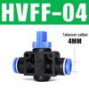 Pneumatic BUC-6-10 Hand Valve: 8mm Air Hose, 12mm Manual Straight Valve with Quick Connect Fitting