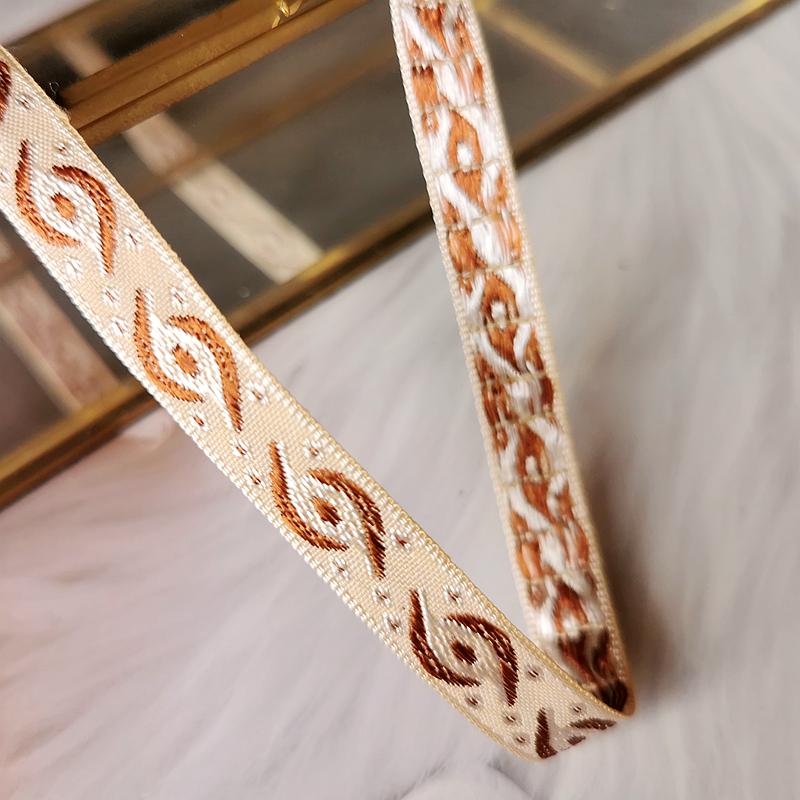 Жаккардовая лента с этнической вышивкой Misi для DIY одежды кукол