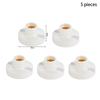 1/5Pcs Flat Light Bulb Socket Holder Adapter 220V E27 Screw Lamp Stand Base Cap Socket White Ceiling Light Lamp Bulb Fixing Base