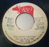 7-дюймовая пластинка BEE GEES  Too Much Heaven  Rest Your Love On RS913 RSO 1978 Ямайка SoulFunk Б/у