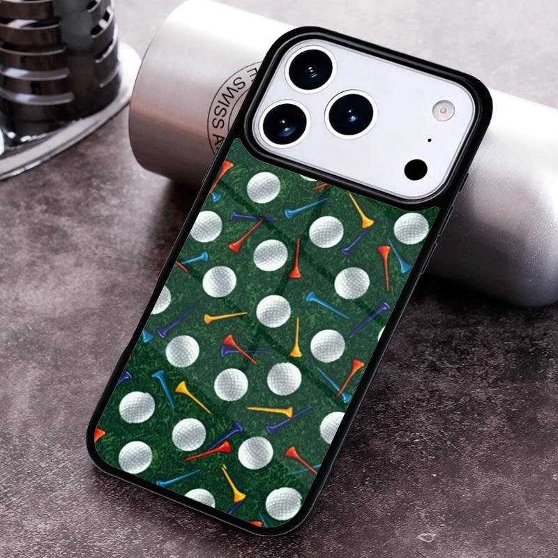 Чехол для телефона со спортивным мячом для гольфа для iPhone 17,16e,15,14,13,12,11,Mini,Pro,MAX мягкий силиконовый чехол