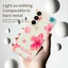 For Samsung Galaxy A17 5G Case Shell Flower Pattern Printing Straight Edge TPU Phone Back Cover