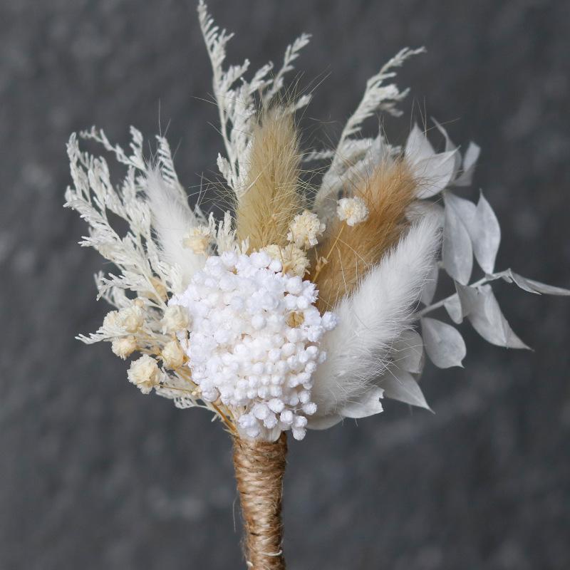 1 шт., домашний декор, цветочная брошь, булавка для воротника, мини-корсаж, сушеные цветы, сушеные растения, аксессуары для невесты