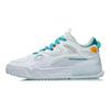 Li Ning CF Flash Star Удобные повседневные амортизирующие легкие нескользящие дышащие низкие кроссовки женские кроссовки белые синие AGCR290-2