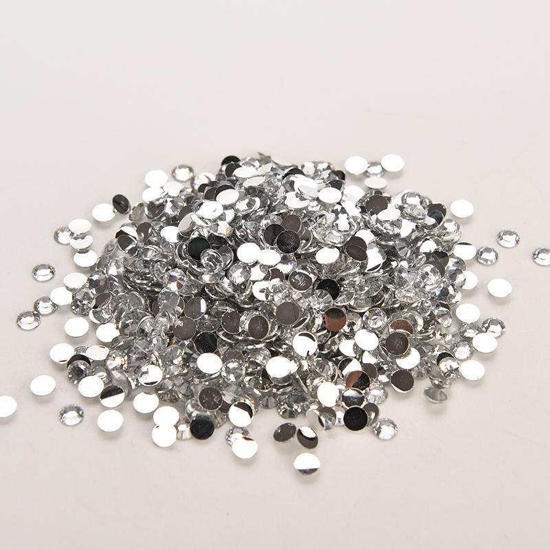 Lots 1000Pcs Rhinestone Facets Flatback Crystal Round Beads Nail Art Diy 4Mm