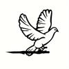 Стильный 1-шт. металлический знак «Голубь» - дизайн Birds Of A Feather. Добавьте деревенской элегантности в дом и сад на открытом воздухе. Идеальный подарок на новоселье