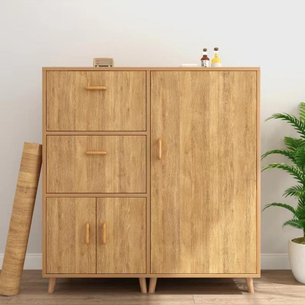 ПВХ Наклейки под дерево Шкаф Платяной шкаф Стол Мебель Ремонт Обои Самоклеящиеся Водонепроницаемые Обои Домашний декор