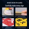 Jinmainiao Stainless Steel No Climbing High Voltage Warning Sign