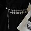 Metal Tassel Waist Chain Vintage Silver Bohemian Style Waistband Body Jewelry Waist Jewelry Ethnic Style Belt