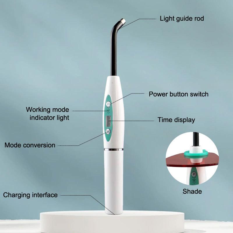 Стоматологическая беспроводная быстрая 1-секундная светодиодная лампа для полимеризации, светоотверждаемая смола, устройство для гигиены полости рта, беспроводное устройство, светодиодная стоматологическая лампа для полимеризации
