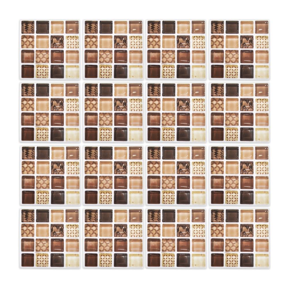 Наклейки на плитку для ванной комнаты, самоклеящиеся, водонепроницаемые, декоративные