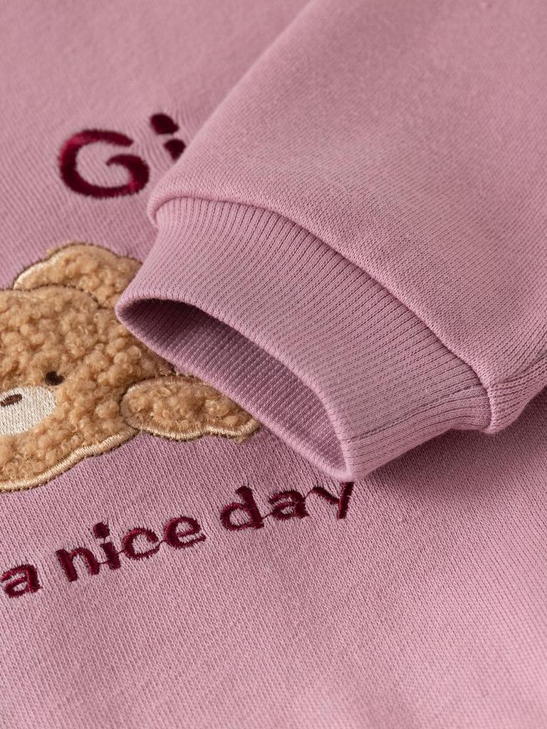 Мультяшный спортивный костюм для девочек - Весенне-осенний костюм-двойка для малышей