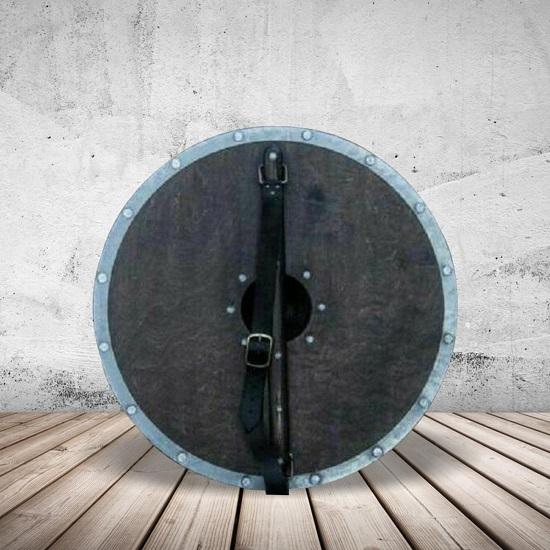 Средневековый деревянный щит викинга, круглый щит с изображением лица дракона, воин-рыцарь викинг, настенное искусство