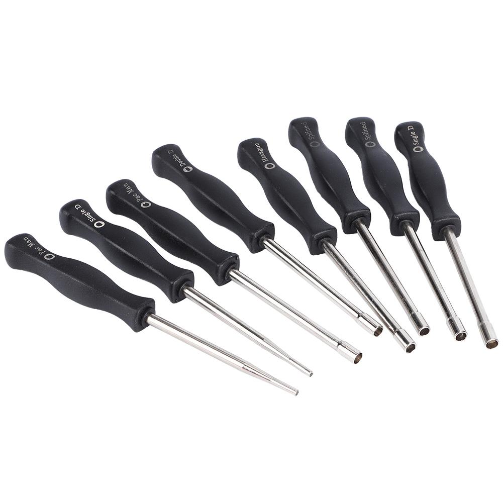 Набор из 8 шт./компл. Алюминиевый сплав Набор отверток для карбюратора Инструмент для регулировки карбюратора с чехлом для хранения