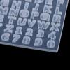 Epoxy Resin Transparent Mold Large Alphabet Number Silicone Mould