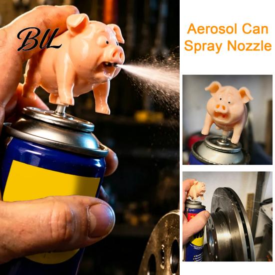 Creative Garage Supplies 3D Printed Squirter Spray Tip Compatible with WD-40 Aerosol Cans, Fits Multiple Custom Nozzle Common Valve, Novelty