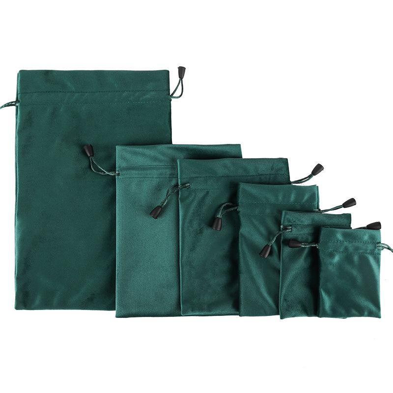 Бархатный мешочек на шнурке, 1 шт., подарочная сумка для ювелирных изделий, свадебных вещей, вечерние контейнер для хранения бисера, сумка для хранения