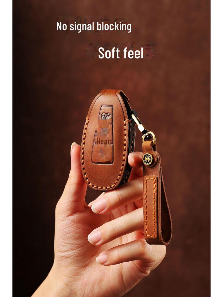 Чехол для ключа из натуральной кожи для Suzuki Vitara, Fengyu, Xiaotu, Qiyue - чехол для смарт-ключа с пряжкой