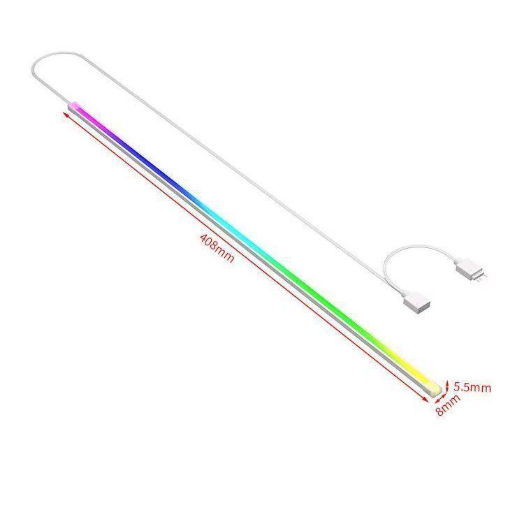RGB Игровой Корпус ПК Светодиодная Лента с 5В Тремя Пинами для Динамических Цветовых Эффектов