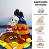 Anpanman Bread Man Blanket Soft And Cozy Custom Name Gift For All Holidays Home Decor Office Nap Outdoor Holiday Gift Playful Design Polyester Blanket