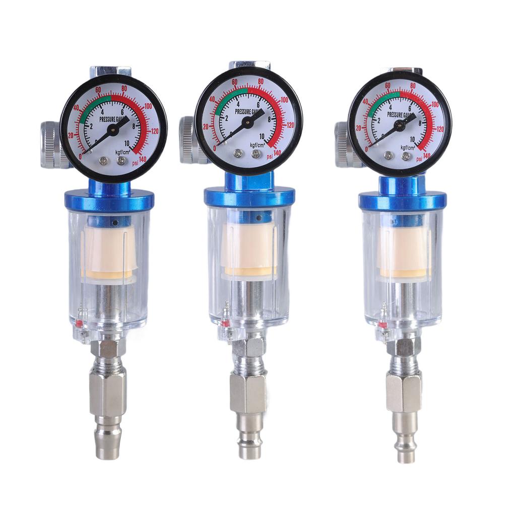 1/4 Inch Air Compressor Water Separator set Comprehensive Spray Gun Air Regulator for Spray Gun & Paint Application