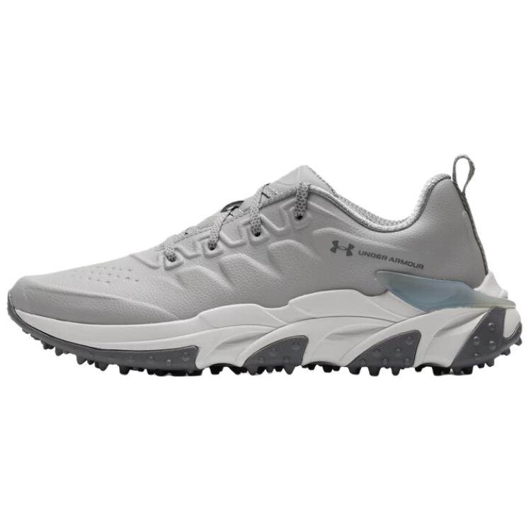 Under Armour Износостойкие, дышащие, легкие низкие мужские кроссовки для гольфа, серые 6007316-069