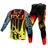 Комплекты трикотажа и брюк для мотокросса, гоночный костюм, комплект гонщика, комплект внедорожного MX Enduro MOTO, мужские комплекты, женские комплекты для горных мотоциклов для скоростного спуска