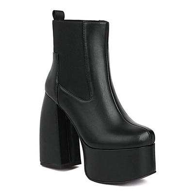 Модные осенние зимние сапоги женские сексуальные сапоги на каблуке для женщин модные черные женские ботильоны в стиле панк женская обувь для активного отдыха