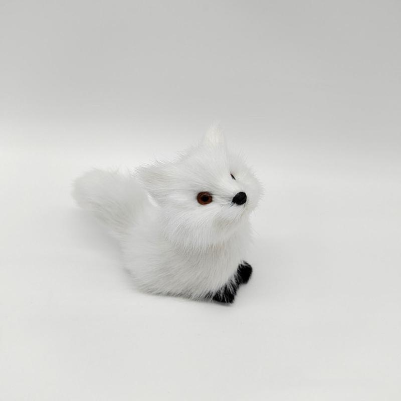 Искусственный мех Лисы Украшение Легкий Безопасный для детской комнаты Офис Вечеринка Украшение Фигурка животного Подвеска