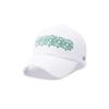 ILLEDIT FLOWER ARTWORK TERRY BALLCAP WHITE