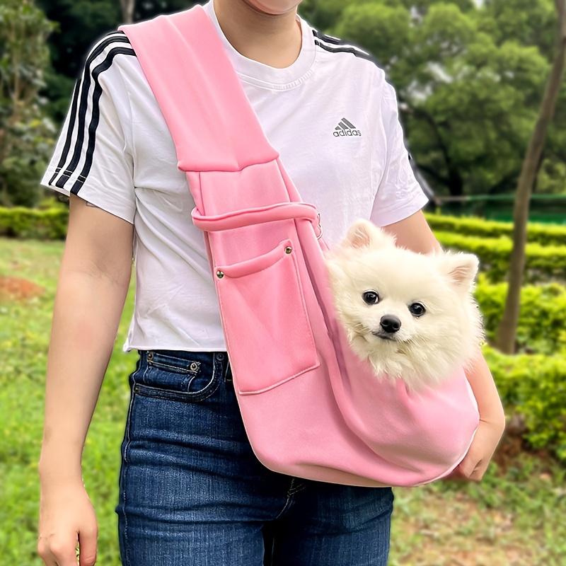 Outdoor Pet Carrier Bag Portable Shoulder Bag Cat Walking Bag Travel Transport Bag For Small Dogs Cats Within 7.5kg/16.53lb