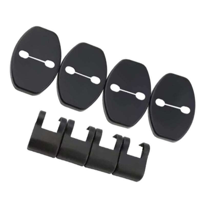 8Pcs Car Door Latch Buckle Cover Door Stopper Limiter Protective Cover For VW Golf 6 7 Passat Jetta Tiguan Beetle Scirocco Polo