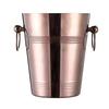 Stainless Steel Ice Bucket for Wine Champagne 2/5L Heavy-Duty Insulated Wine Cooler for Bars Hotels Parties Rust-Proof Thickened Barrel