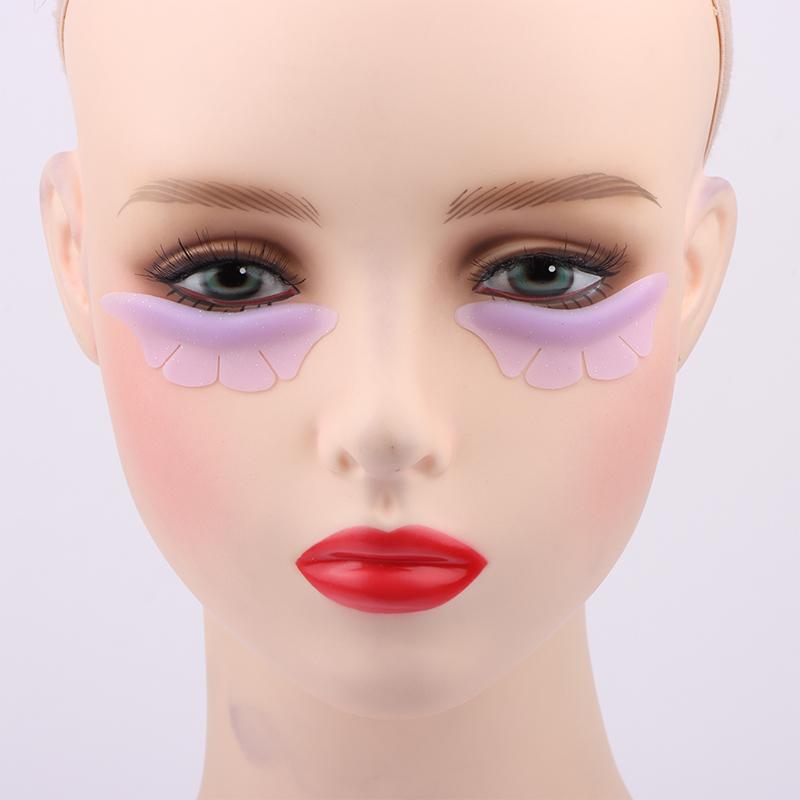 1Pairs Butterfly Shaped Eyelash Perming Pad Lash Extension Supplies Eyelash Extension Lash Lifting Silicone Perm Pad