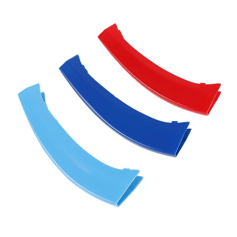 3 шт., Стайлинг автомобиля, 3D M, накладка на переднюю решетку, накладка на бампер, полосы, наклейки для BMW X3 X4 Series F26 2014-2017, внешнее украшение