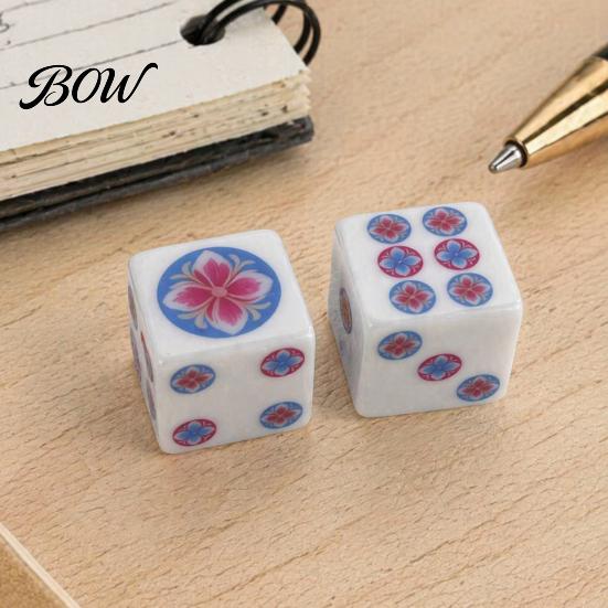Игровые кубики 25 мм, 2 шт., Набор для маджонга 25 мм, Декоративные для настольной игры, Портативные, Тематическая вечеринка в стиле казино, Аксессуары для маджонга, Подарок мужчинам, женщинам