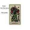 Tattoo Tarot Cards A 78 Deck Oracle English Visions Divination Edition Borad Playing Games