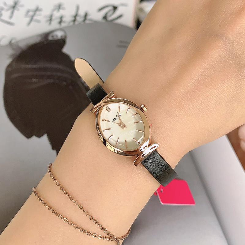 Small Dial Fashionable Retro Women'S Watch Fritillary Dial Simple Horse Eye Women'S Watch